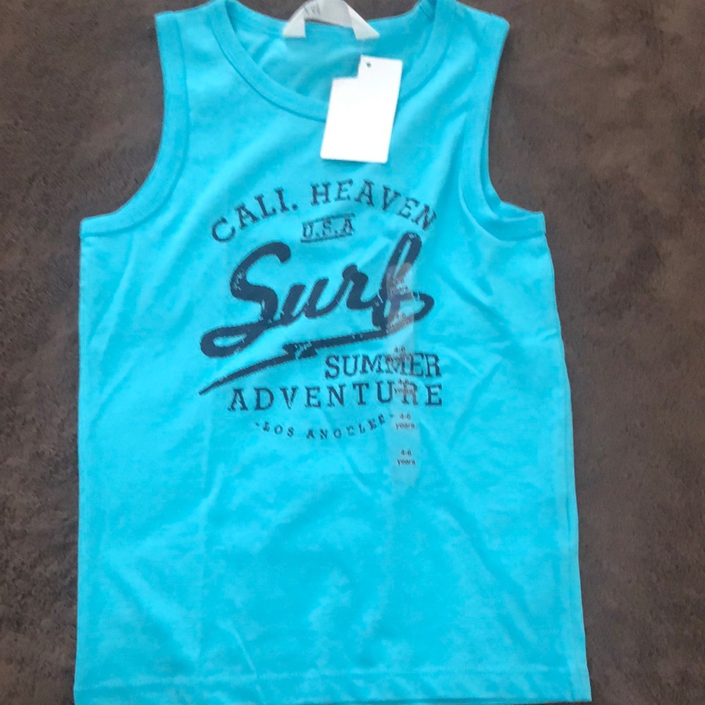 H&M Surf Adventure Kids Tank Top - Aqua